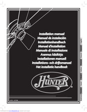 Hunter Hunter Ceiling fans Installation Manual