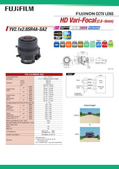 FujiFilm YV2.1x2.8SR4A-SA2 Specifications