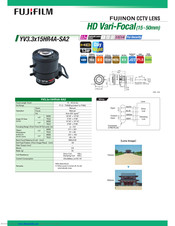 FujiFilm YV3.3x15HR4A-SA2 Specifications
