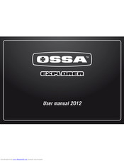 Ossa Explorer 2012 User Manual