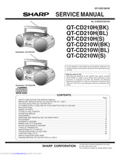 Sharp QT-CD210W(S) Serivce Manual