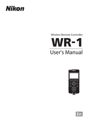 Nikon WR-1 User Manual