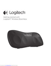 Påvirke konstant afbryde Logitech Wireless Boombox Manuals | ManualsLib