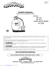 Hayward SandMaster SM1900T Series Owner's Manual