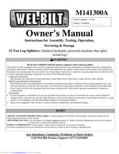Wel-Bilt M141300A Owner's Manual