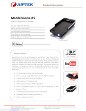 AIPTEK MobileCinema i15 Brochure & Specs