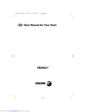 Fagor FBI961 Series User Manual