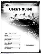 Maytag W-4 User Manual