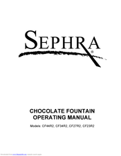 Sephra CF23R2 Operating Manual