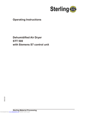 Sterling STT 500 Operating Instructions Manual