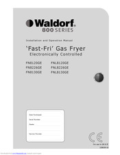 Waldorf FN8130GE Installation And Operation Manual