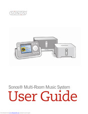 Sonos ZONEPLAYER 80 User Manual