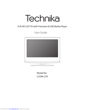 technica LCD46-270 User Manual