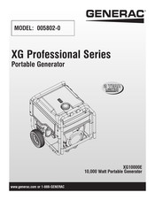 Generac Power Systems XG Professional 005802-0 Owner's Manual