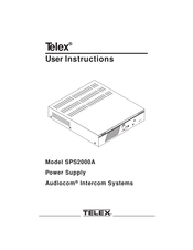 Telex Audiocom SPS2000A User Instructions