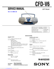 Sony CFD-V6 Service Manual