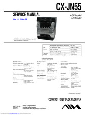 Aiwa CX-JN55 Service Manual