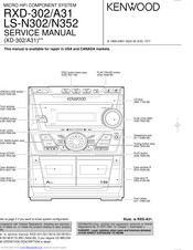 Kenwood RXD-A31 Service Manual