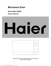 Haier HDN-2380EG Owner's Manual