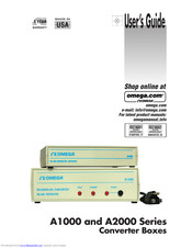 Omega A1000 Series User Manual