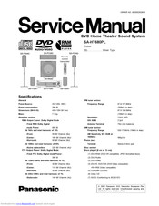 Panasonic SA-HT680PL Service Manual