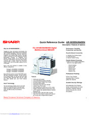 Sharp AR-M445N Quick Reference Manual