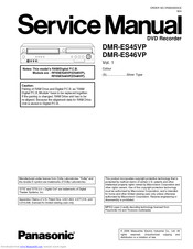 Panasonic DMR-ES46VP Service Manual