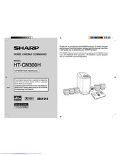 Sharp HT-CN300H Operation Manual