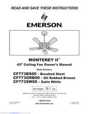 Emerson CF773ORB00 Owner's Manual