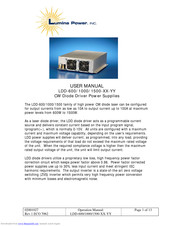 Lumina Power LDD-600 Series User Manual