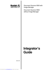 Kodak Document Scanner 9500 with Image Manager Integrator Manual