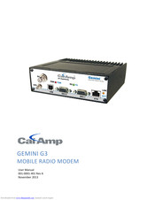 CalAmp GEMINI G3 User Manual
