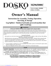 DOSKO M2965000C Owner's Manual