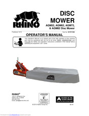 RHINO AGM62 Operator's Manual