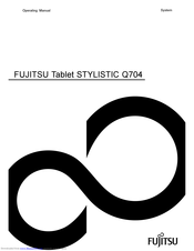 Fujitsu STYLISTIC Q704 Operating Manual