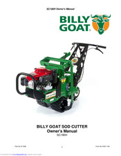Billy Goat SC180H Owner's Manual