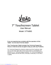 Vidao V7TAB8S User Manual