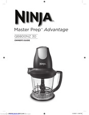 Ninja Master Prep Advantage QB800NZ 30 Owner's Manual