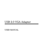 Magic Control Technology USB 2.0 VGA Adapter User Manual