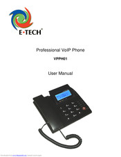 E-Tech VPPH01 User Manual
