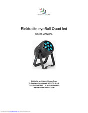 Elektralite eyeBall Quad led User Manual