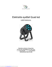 Elektralite eyeBall User Manual