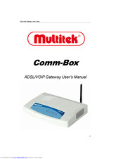 Multitek Comm-Box User Manual