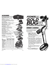 Fisher Labs Gold Bug DP Owner's Manual