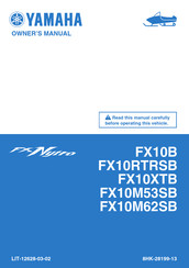 Yamaha FX10M53SB Owner's Manual