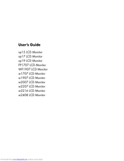 HP w2207 User Manual
