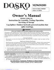 DOSKO M2965020D Owner's Manual