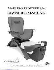 Continuum Footspas MAESTRO Owner's Manual