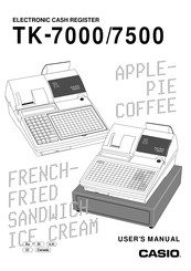 Casio TK-7500 User Manual