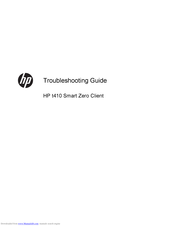 HP t410 Troubleshooting Manual